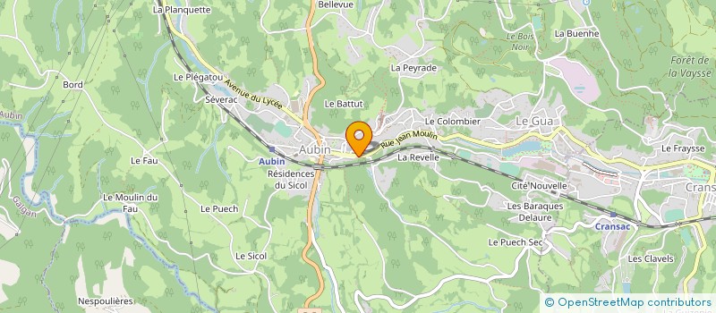 localisation de l'entreprise MADAME MARYSE LATOUR  AUBIN