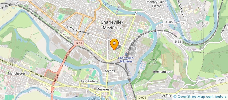 localisation de l'entreprise MADAME MARYSE LATSCHA  CHARLEVILLE-MEZIERES