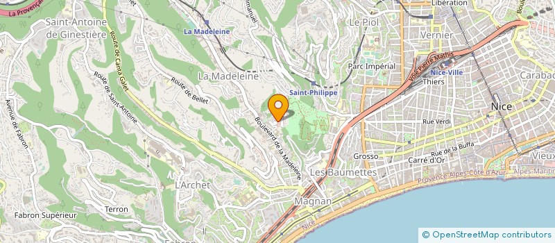 localisation de l'entreprise MADAME MARYSE LAURENT à NICE