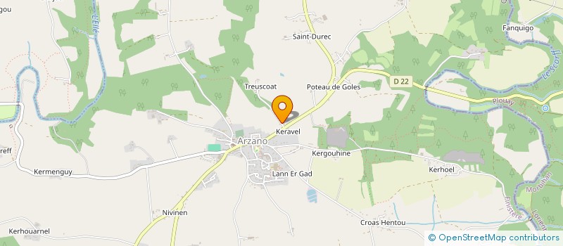 localisation de l'entreprise MADAME MARYSE LE BIDRE  ARZANO