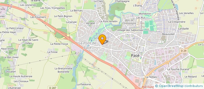 localisation de l'entreprise MADAME MARYSE LE BORGNE à PACE