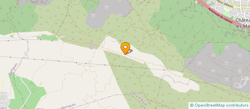 localisation de l'entreprise MADAME MARYSE LE DILASSER  CHATEAUNEUF-LES-MARTIGUES