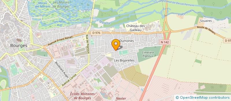 localisation de l'entreprise MADAME MARYSE LECLERC à BOURGES