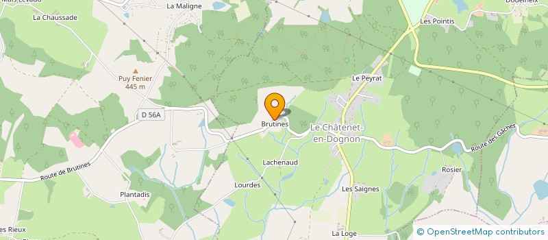 localisation de l'entreprise MADAME MARYSE LECLERT à SAINT-DENIS-DES-MURS