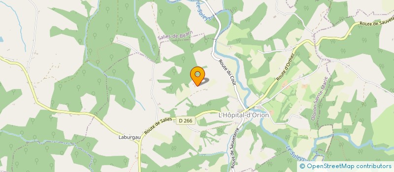 localisation de l'entreprise MADAME MARYSE LEFEVRE  L'HOPITAL-D'ORION