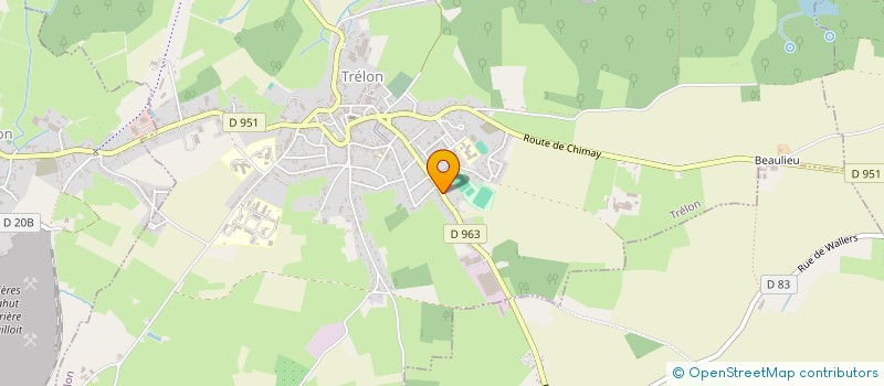 localisation de l'entreprise MADAME MARYSE LEMAIRE  TRELON