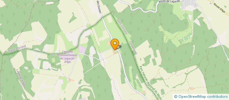 localisation de l'entreprise MADAME MARYSE LENOIR  LAGARDE D'APT