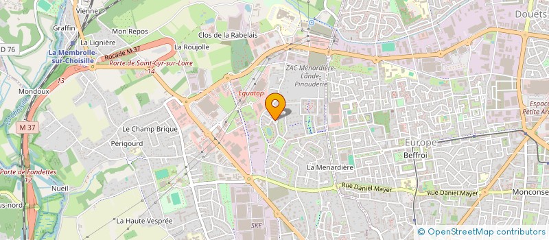 localisation de l'entreprise MADAME MARYSE LEPAIN à SAINT-CYR-SUR-LOIRE