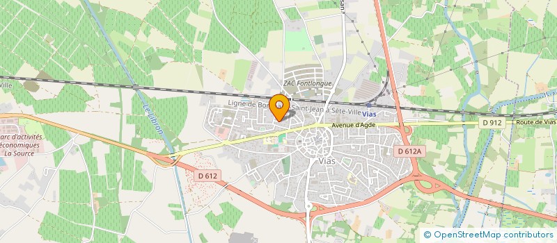 localisation de l'entreprise MADAME MARYSE LEPERRE  VIAS