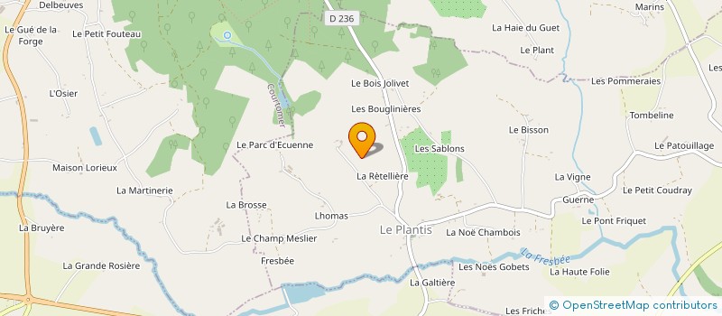 localisation de l'entreprise MADAME MARYSE LONGUET à LE PLANTIS