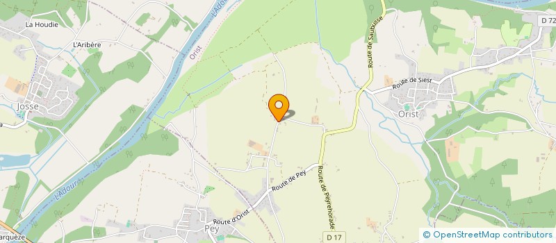 localisation de l'entreprise MADAME MARYSE LUBET  ORIST