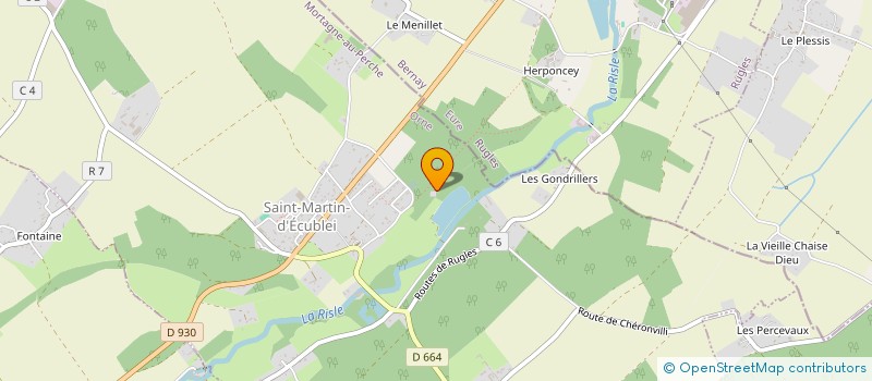 localisation de l'entreprise MADAME MARYSE MAILLARD à VITRAI-SOUS-LAIGLE