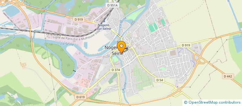 localisation de l'entreprise MADAME MARYSE MAITREJEAN  NOGENT-SUR-SEINE