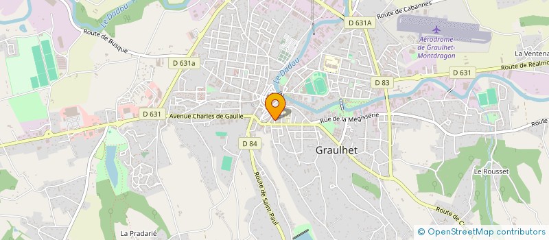 localisation de l'entreprise MADAME MARYSE MALGUY à GRAULHET
