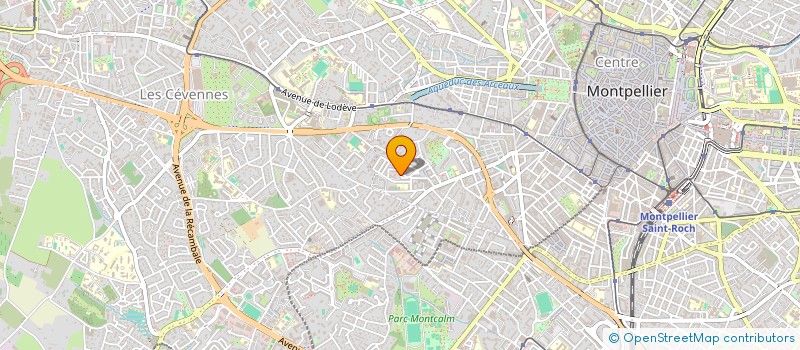 localisation de l'entreprise MADAME MARYSE MARAVAL à MONTPELLIER