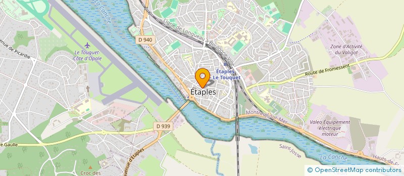 localisation de l'entreprise MADAME MARYSE MARIN à ETAPLES