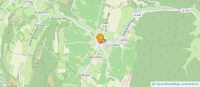 localisation de l'entreprise MADAME MARYSE MERCIER à VERZE