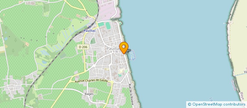 localisation de l'entreprise MADAME MARYSE MERLET  PAUILLAC