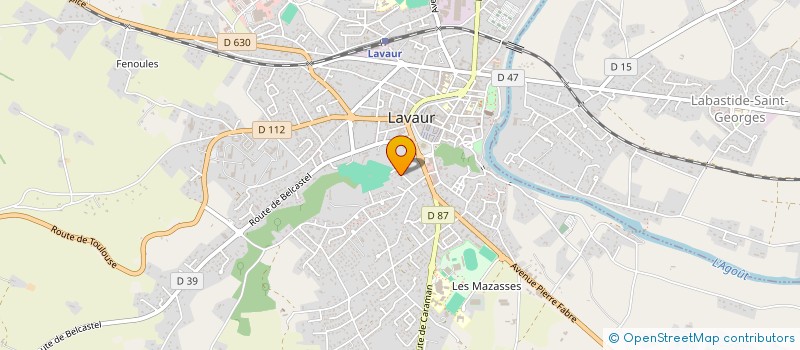 localisation de l'entreprise MADAME MARYSE METGE  SAINT-AGNAN