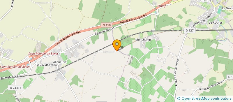 localisation de l'entreprise MADAME MARYSE MICHAUD  SAINT-ROMAIN-DE-BENET