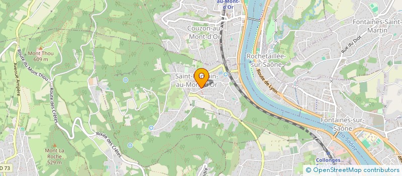 localisation de l'entreprise MADAME MARYSE MILLOT  SAINT-ROMAIN-AU-MONT-D'OR