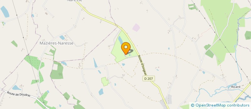 localisation de l'entreprise MADAME MARYSE MIRGAUDOU  RIVES