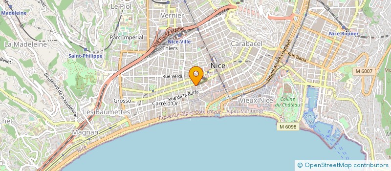 localisation de l'entreprise MADAME MARYSE MOCTER à NICE
