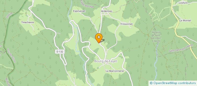 localisation de l'entreprise MADAME MARYSE MONTEL  SAINT-BONNET-LE-BOURG
