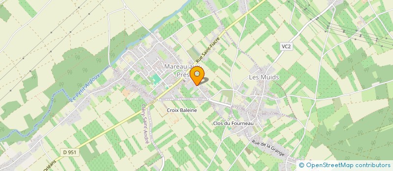localisation de l'entreprise MADAME MARYSE MONTIGNY à MAREAU-AUX-PRES