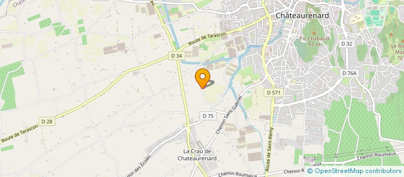 localisation de l'entreprise MADAME MARYSE MOURET à CHATEAURENARD