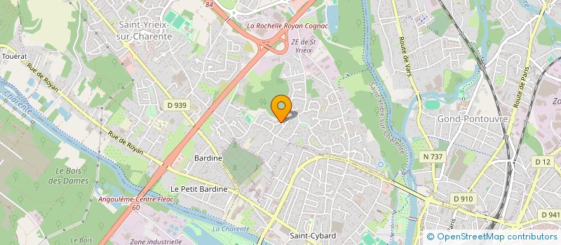 localisation de l'entreprise MADAME MARYSE NEHEMIE  SAINT-YRIEIX-SUR-CHARENTE