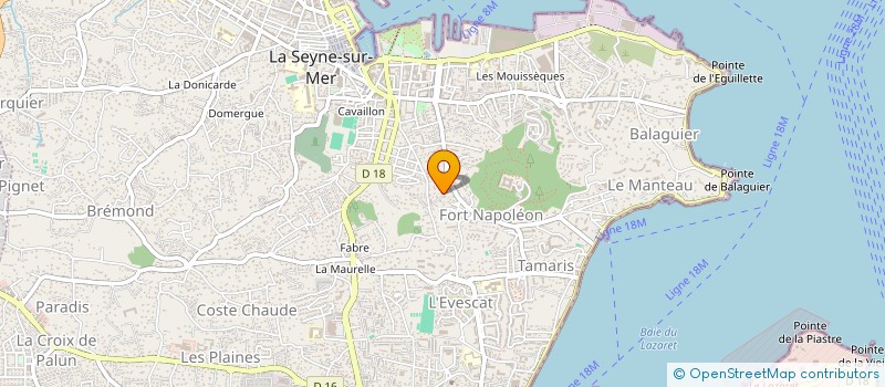 localisation de l'entreprise MADAME MARYSE NICOLE à LA SEYNE-SUR-MER