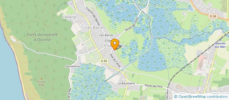 localisation de l'entreprise MADAME MARYSE NOEL à LES SABLES D'OLONNE