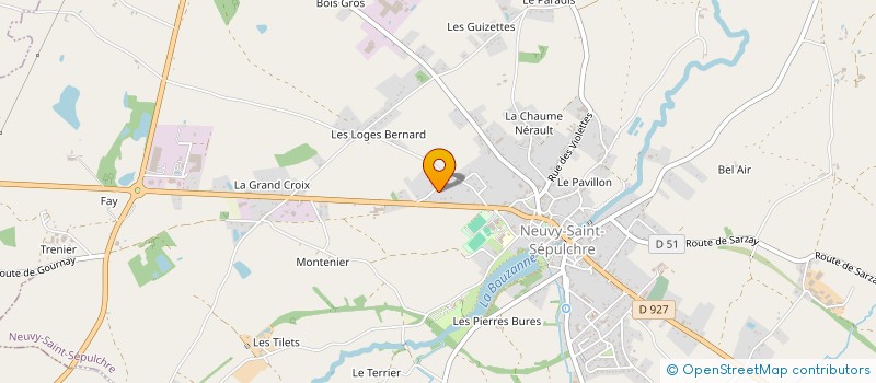 localisation de l'entreprise MADAME MARYSE NOUHANT à NEUVY-SAINT-SEPULCHRE