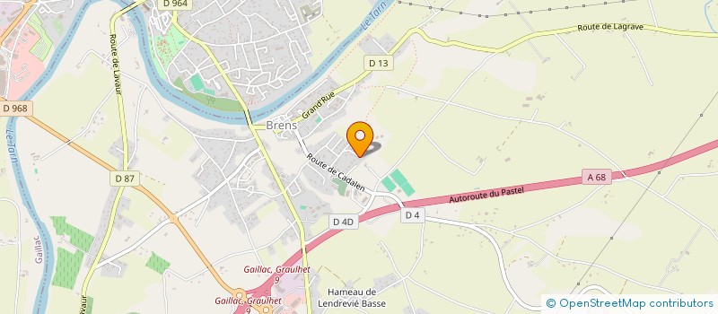 localisation de l'entreprise MADAME MARYSE PAGES  BRENS