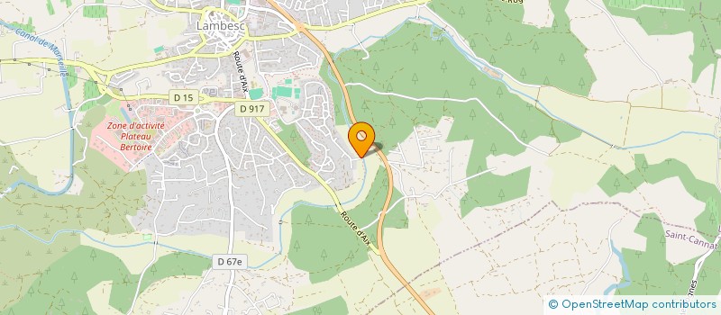 localisation de l'entreprise MADAME MARYSE PAILLOT  LAMBESC