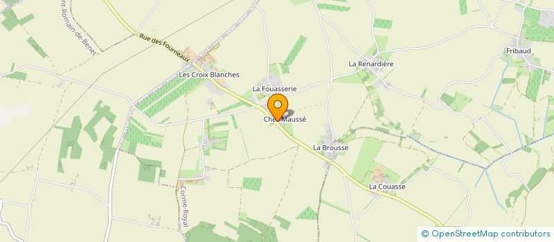 localisation de l'entreprise MADAME MARYSE PATRY  CORME-ROYAL