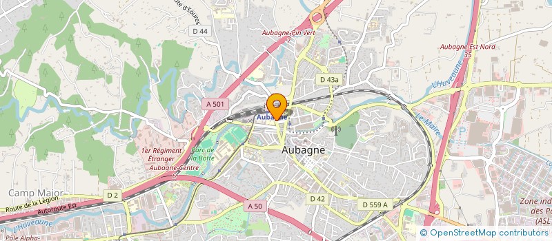 localisation de l'entreprise MADAME MARYSE PAU-AUDUBERT à AUBAGNE
