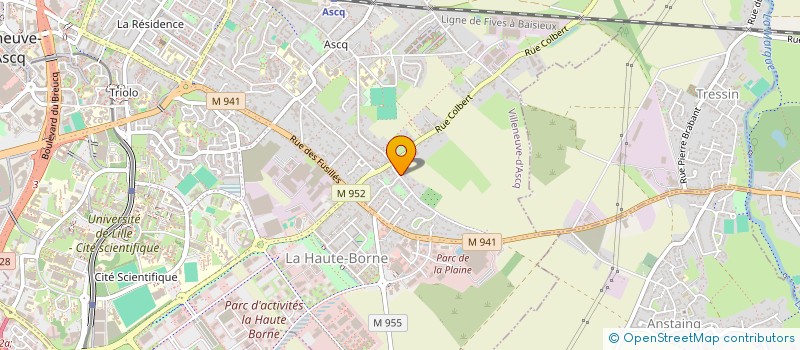 localisation de l'entreprise MADAME MARYSE PAULE NICOLE DEBACKER à VILLENEUVE-D'ASCQ