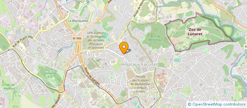 localisation de l'entreprise MADAME MARYSE PAULHIAC à MONTPELLIER