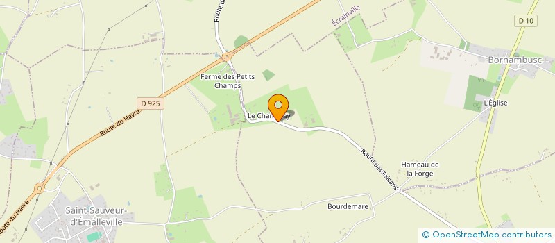 localisation de l'entreprise MADAME MARYSE PERENNOU  MANNEVILLE-LA-GOUPIL