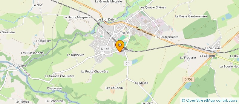 localisation de l'entreprise MADAME MARYSE PEROCHON à SEVREMOINE