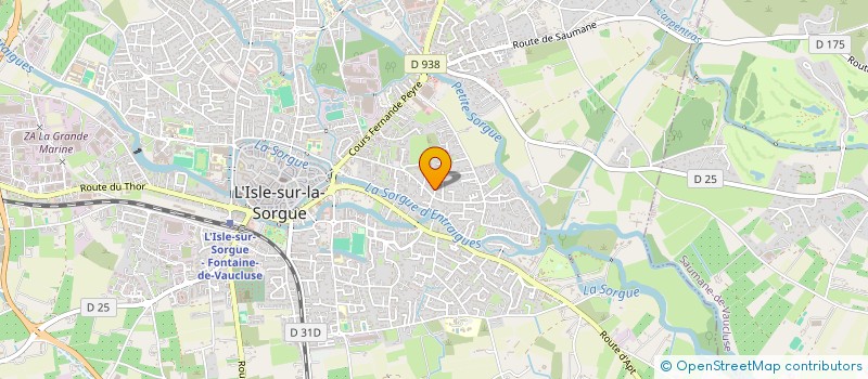 localisation de l'entreprise MADAME MARYSE PEROSA à L'ISLE-SUR-LA-SORGUE