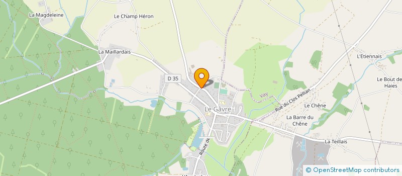 localisation de l'entreprise MADAME MARYSE PEROUZE  LE GAVRE