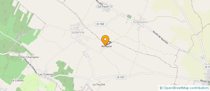 localisation de l'entreprise MADAME MARYSE PETIT à JULIENNE