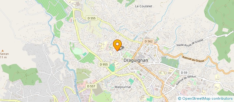 localisation de l'entreprise MADAME MARYSE PETIT  DRAGUIGNAN