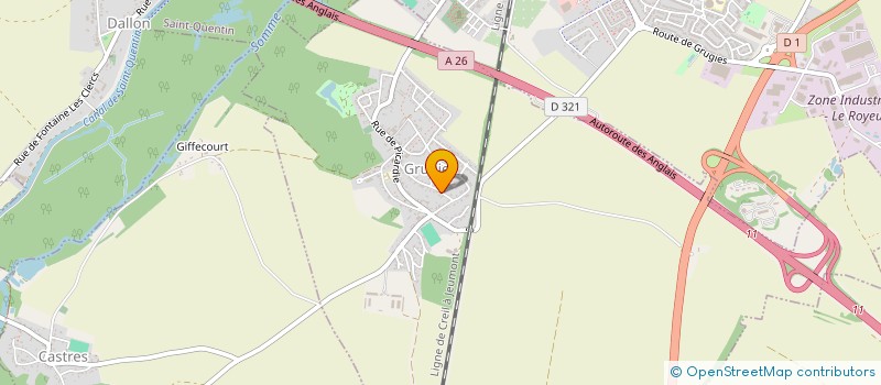 localisation de l'entreprise MADAME MARYSE PETRONIO  GRUGIES