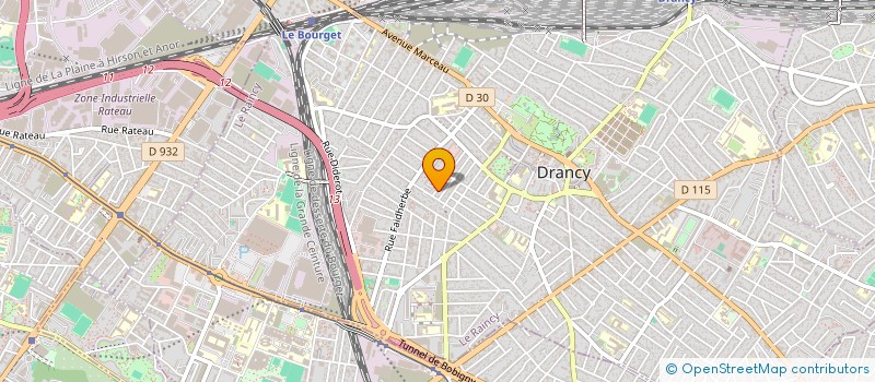 localisation de l'entreprise MADAME MARYSE PEZO  DRANCY