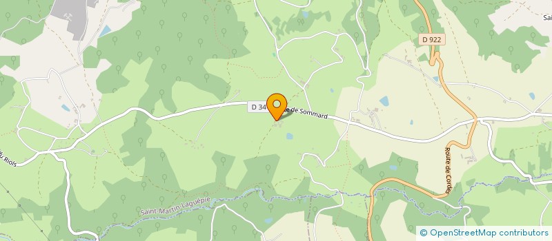 localisation de l'entreprise MADAME MARYSE PIRARD  SAINT-MARTIN-LAGUEPIE