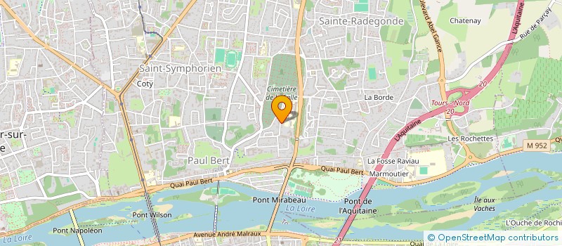 localisation de l'entreprise MADAME MARYSE PISTONO  TOURS